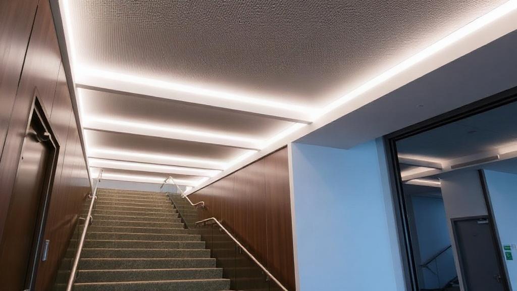 Lichtplanung für Flure und Treppenhäuser – Indirekte LED-Profile. Technische Umsetzung von Indirekten LED-Profilen